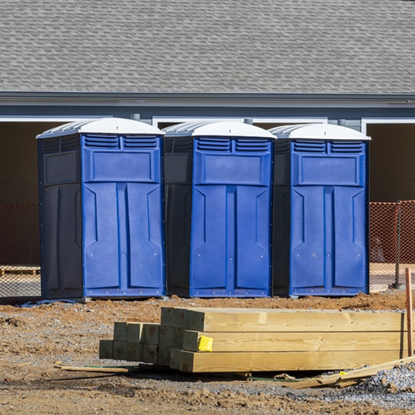 are there any restrictions on where i can place the porta potties during my rental period in Stanley WI